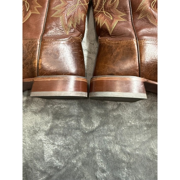 Cody James Mens Blue Collection Western Broad Sq Toe Honey Size 12D StyleBBH45 - Picture 8 of 13